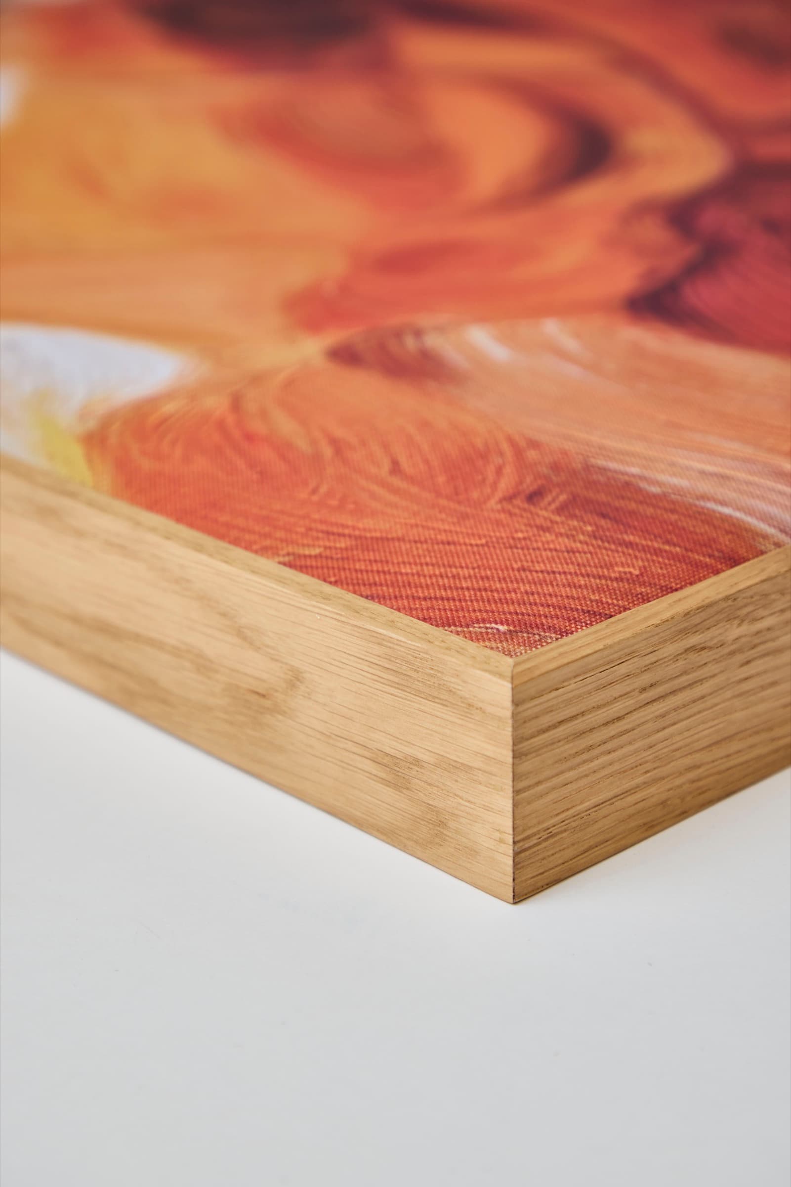 Oak frame corner detail