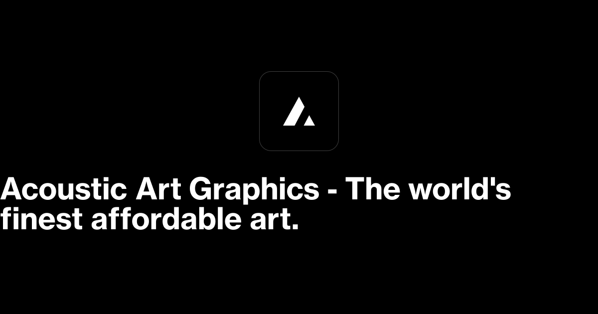 Acoustic Art Graphics I Paper Collective | PAPER COLLECTIVE - Quality ...